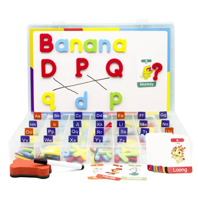 Learning Educational Toys Teaching English Aids EVA Foam Letter Magnets Alphabet Letter Toys For Children