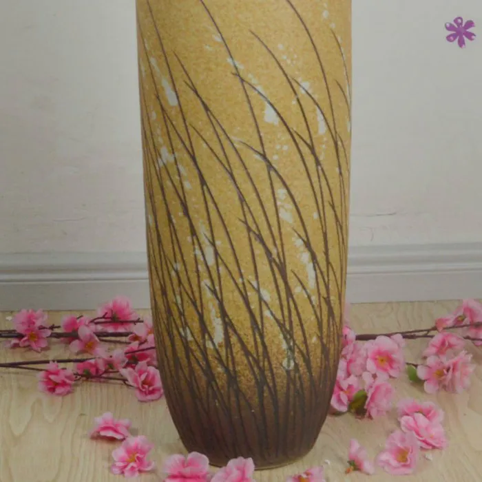 Cheap Hand Painted Ceramic European Style Floor Vases Made in Jingdezhen