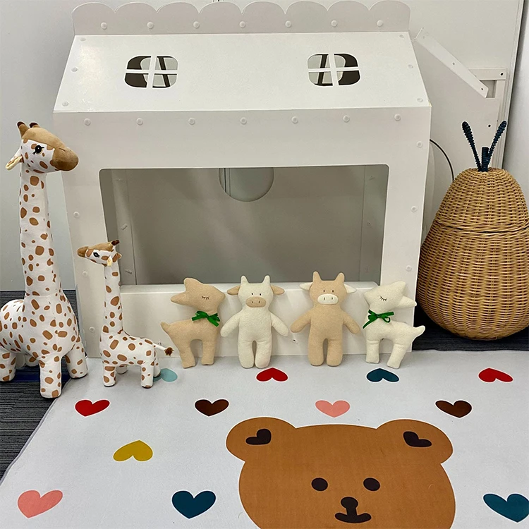 Net red style Stuffed Animal Plush Toy giraffe decorative doll customized accompanying baby plush toy animal doll