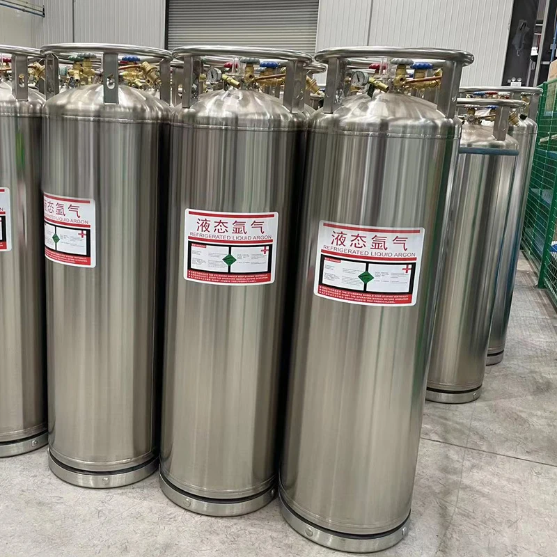 Liquid Nitrogen Dewar Tank Liquid Co2 Cylinder DPL 175L Liquid Nitrogen TPED/DOT/GOST Liquid Tank Container Steel High