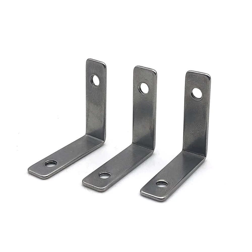 Stainless Steel L Shape Support Corner Wide 90 Degree Anti-stress Angle Bracket
