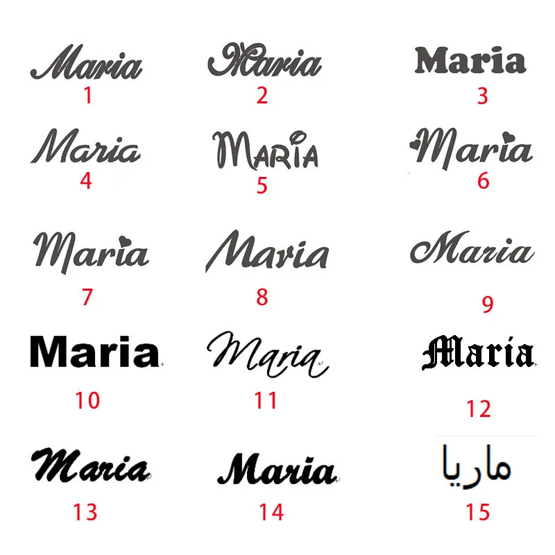 New Stainless Steel Personalized Gold Inital Custom Name Friendship Necklace 18k Gold Any Language Font Customized Necklace