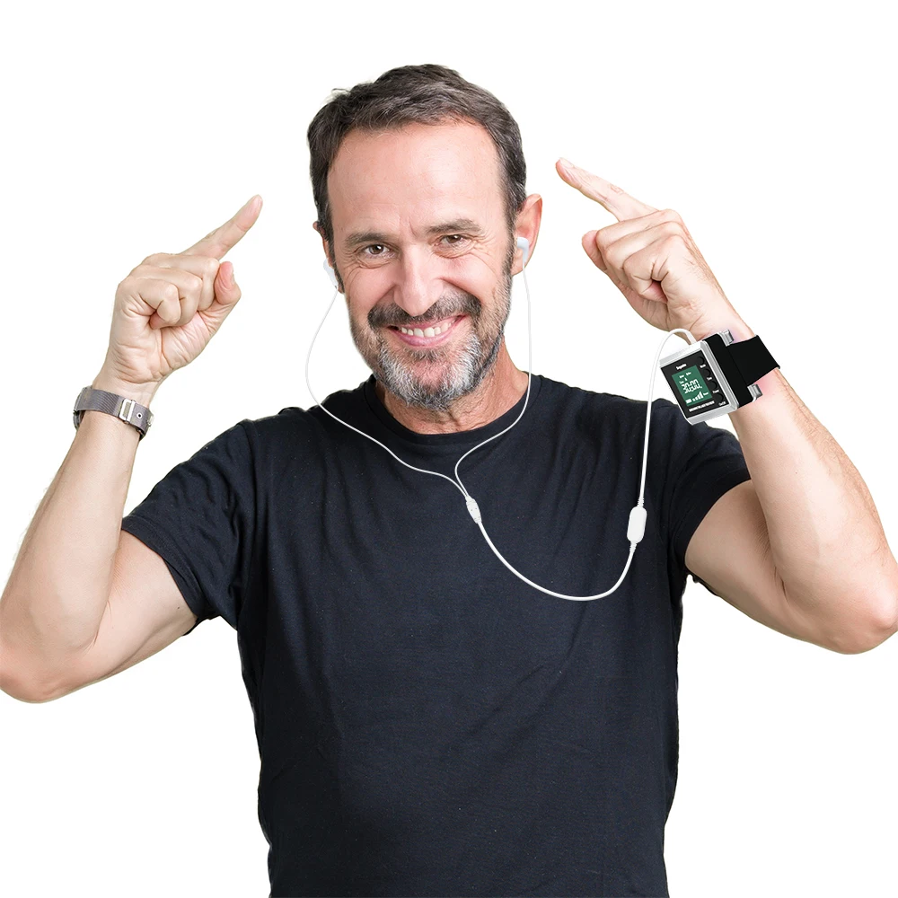 Suyzeko Home Health Care LLLT Low Level Laser Therapeutic 650nm 450nm Diabetes Cold Laser Therapy Watch