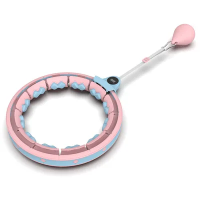 Hula Ring hoops Magnetic Therapy Net Red Slimming Soft Rubber Massage Intelligent Counting Detachable Intelligent Fitness Circle