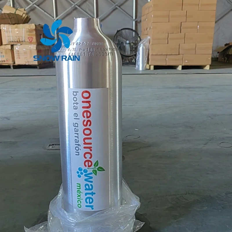 CE DOT Certified 0.3~50L Best Price China Co2 Bottle For Soda Maker China Aluminium Co2 Bottle Aluminium Aquarium Co2 Bottle