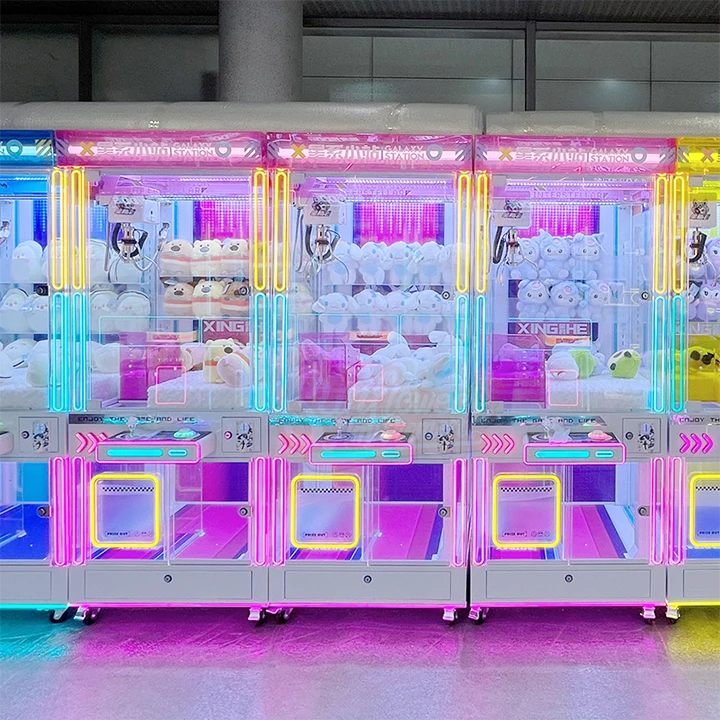 Indoor Amusement Equipment Coin Operated Games Mini Plush Toy Claw Crane Machine  Gift Game Machine