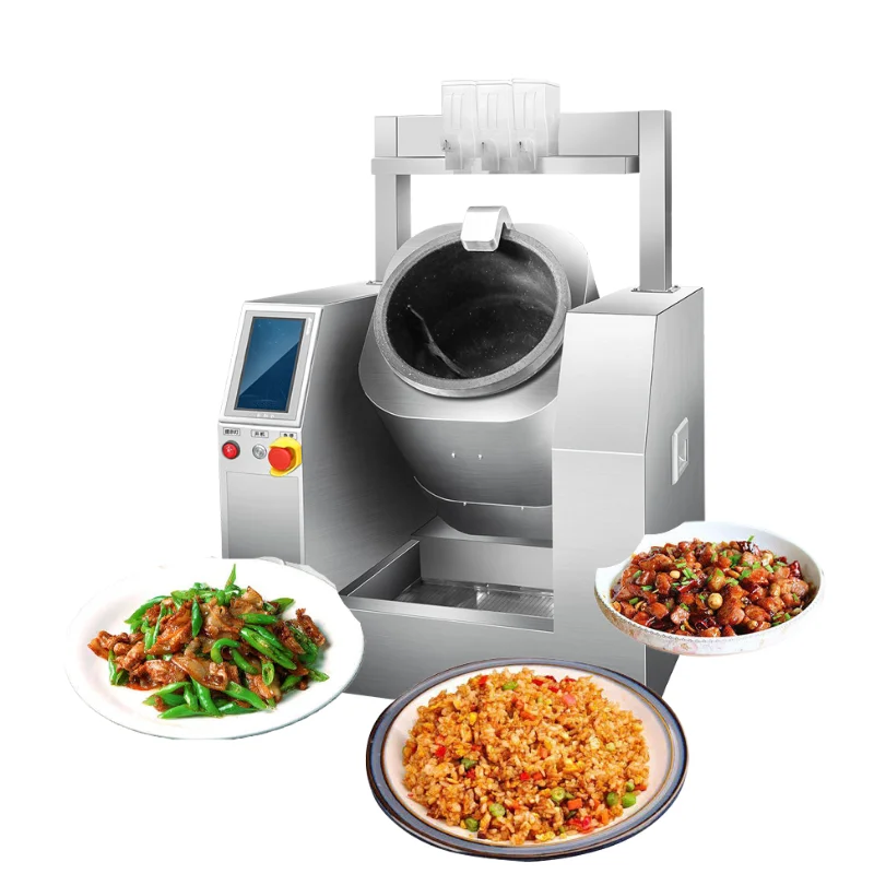 High Quality Wholesale Custom 300 diameter electromagnetic commercial kitchen robot Stir-fry and cook dishes