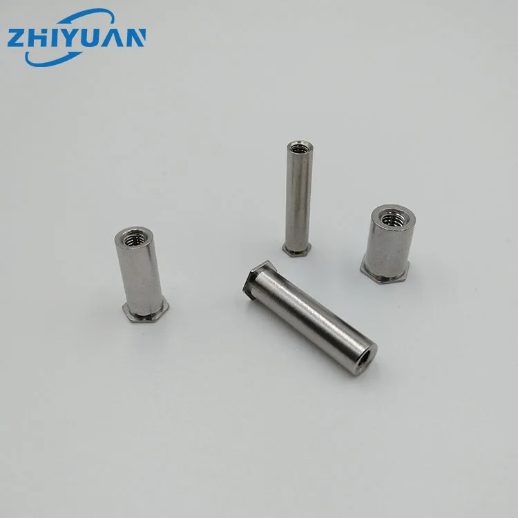 SOS-M4-6 SOS-M4-8stainless steel through hole thread type SO/SOS/SOA/SO4 Self-clinching standoffs