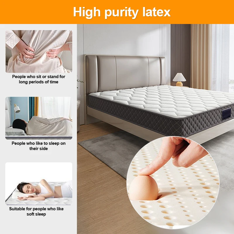 Queen Mattress Full Size Orthopedic In Box Bedroom 180*200*20cm Compressed Rolled Up Vacuum Compress Mattress