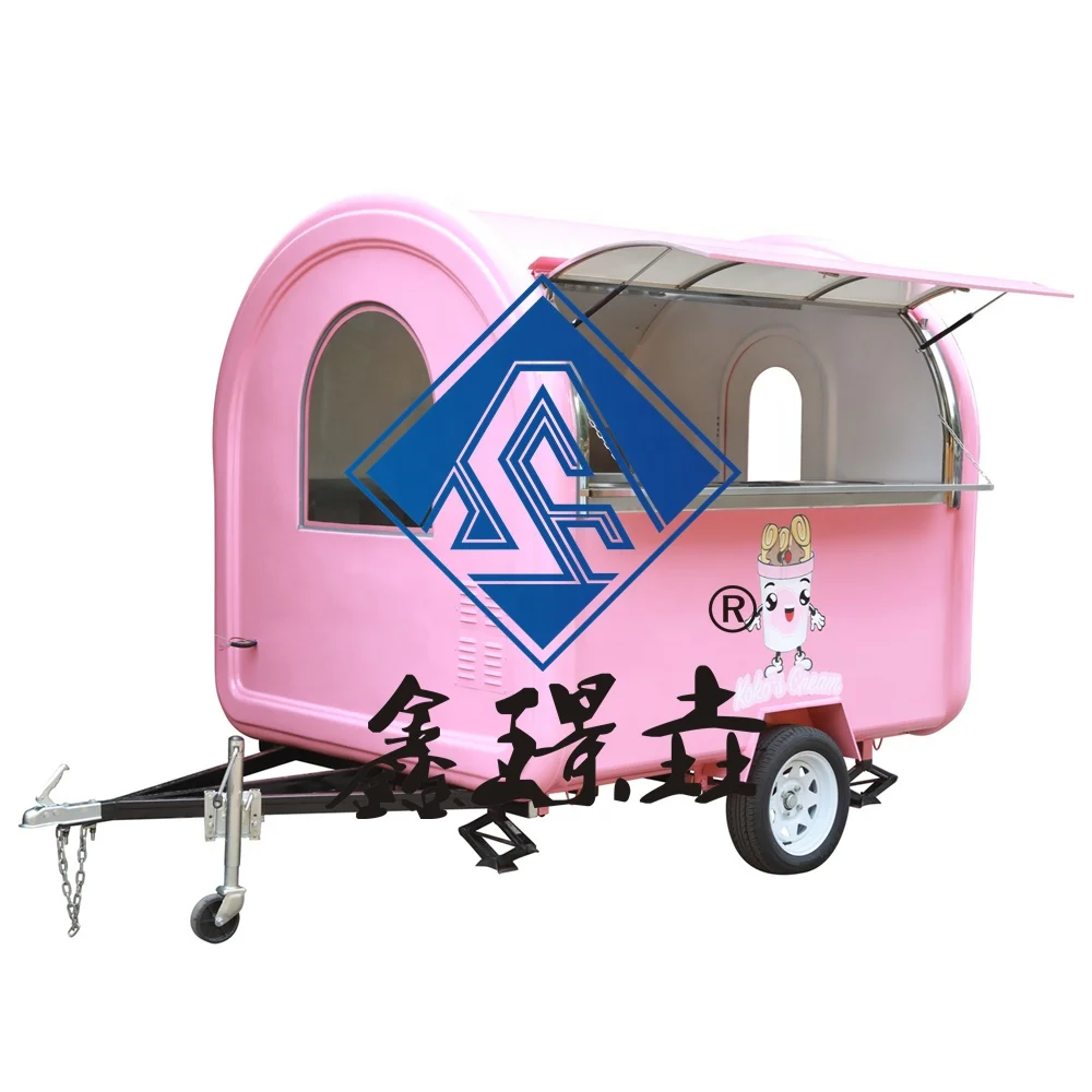 Wholesales used and new mobile food truck for sale mobile bar beer ice cream food truck cart