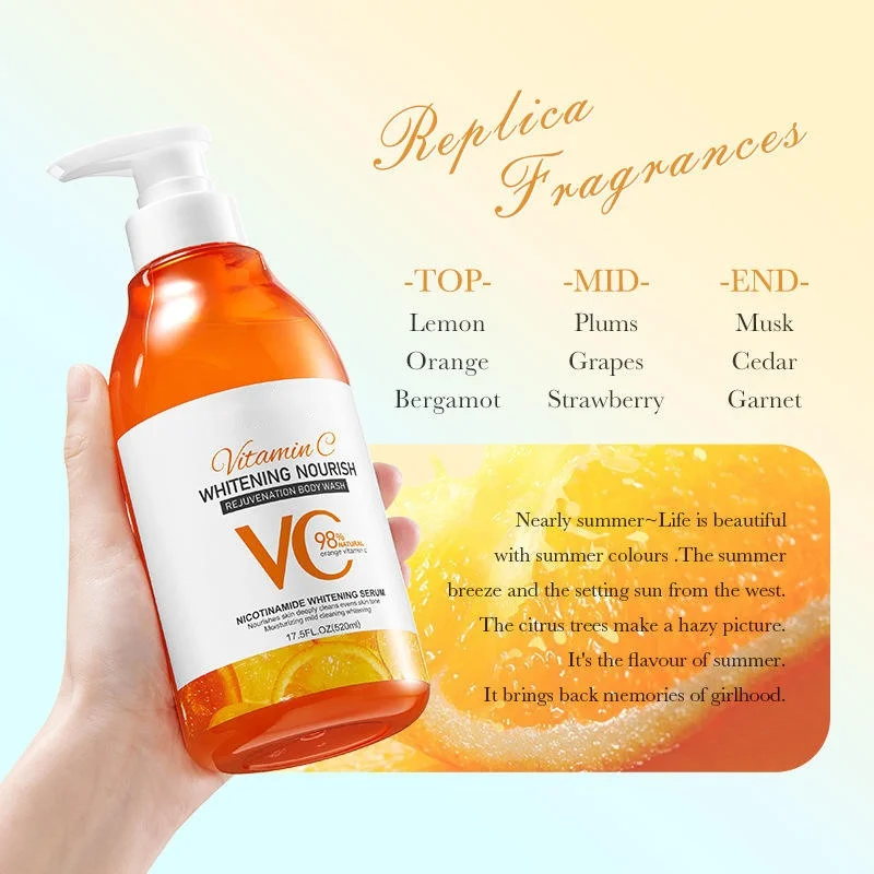 Whitening nourishing skin rejuvenation shower gel deep skin cleaning bath lotion cross-border foreign trade Wholesale