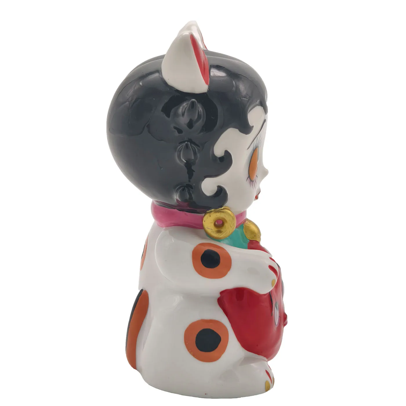 DQ007 High Quality Hand Drawing Full Color Ceramic Handicraft Decoration Customized New Design Ceramic handiwork