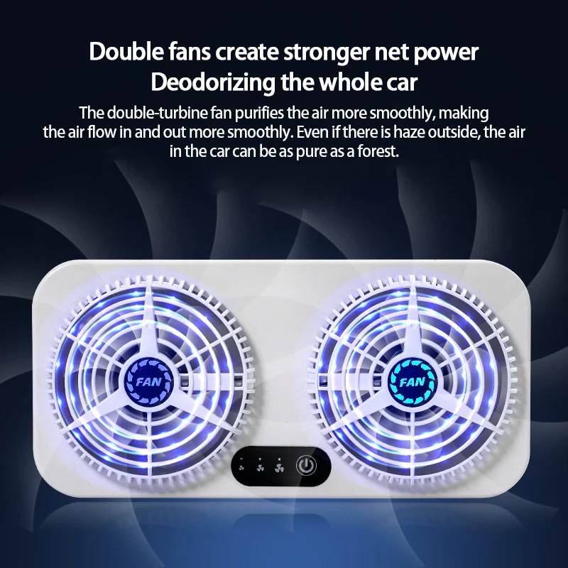  2021 Good Price High Quality Car Blower Solar Powered Air Ventilation Cooler