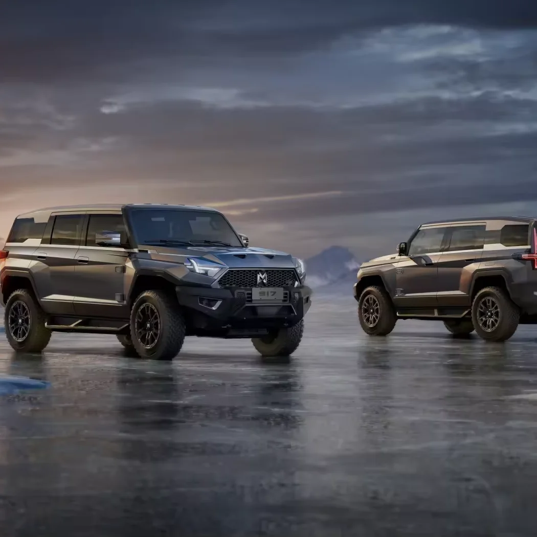 Handsome Dongfeng Warrior 917 Extended-Range 4x4 Off Road SUV Dongfeng Mengshi M-hero 917 New Energy Vehicle