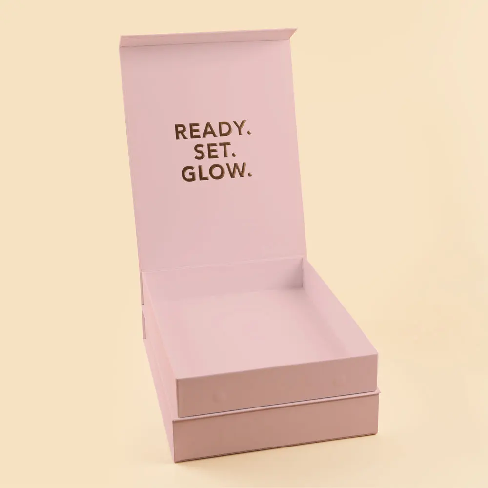 OEM Manufacturer Custom Design Made Rigid Cardboard Paper Cosmetic Luxury Gift Clothing Packaging Cosmetic Paper Gift Box  Sets