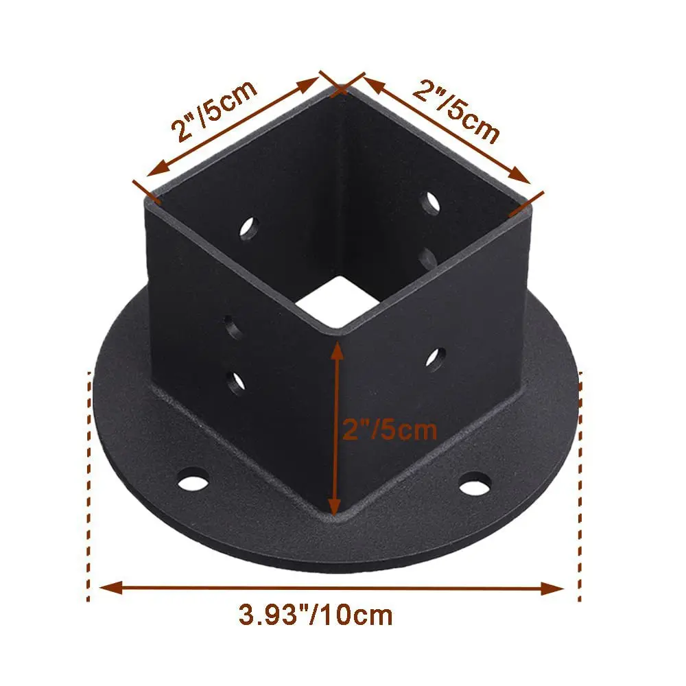 Pergola Brackets Kit 3-Way Pergola Brackets 4-Way Right Angle Corner Bracket Wood-works Post Base Kit