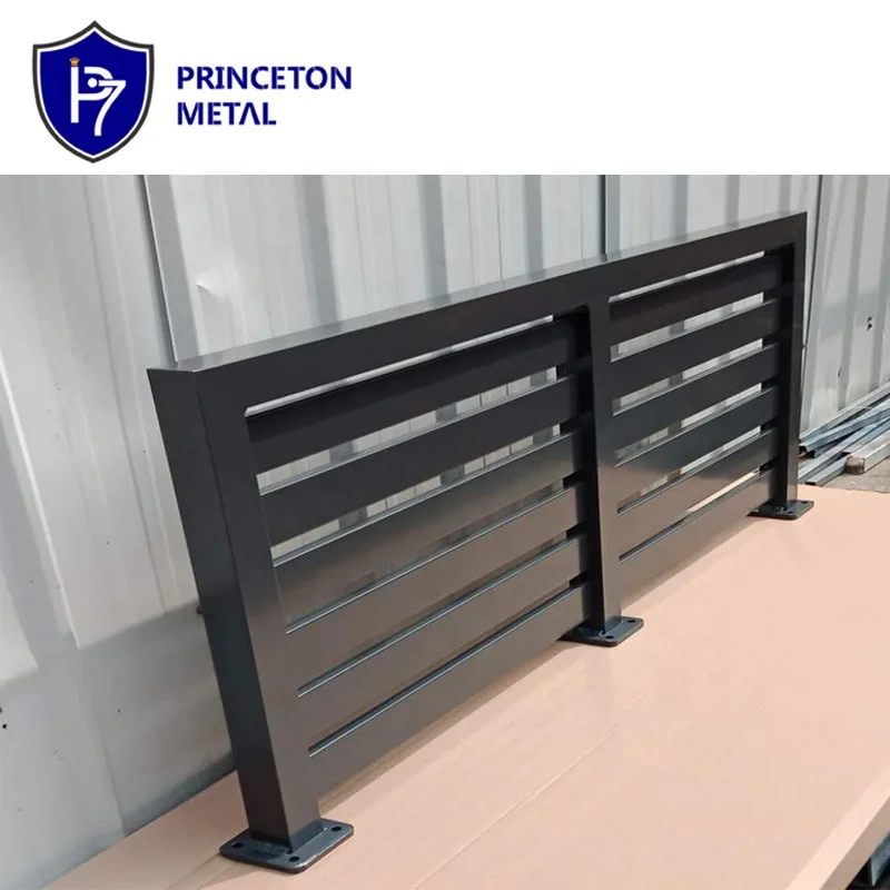 panel material outdoor wall home fencing strong customization aluminum fence