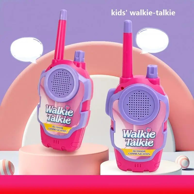 Cartoon Walkie Talkies For Toddlers Kids Pretend Toys Children Outdoor Adventure Walkie Talkie Toy