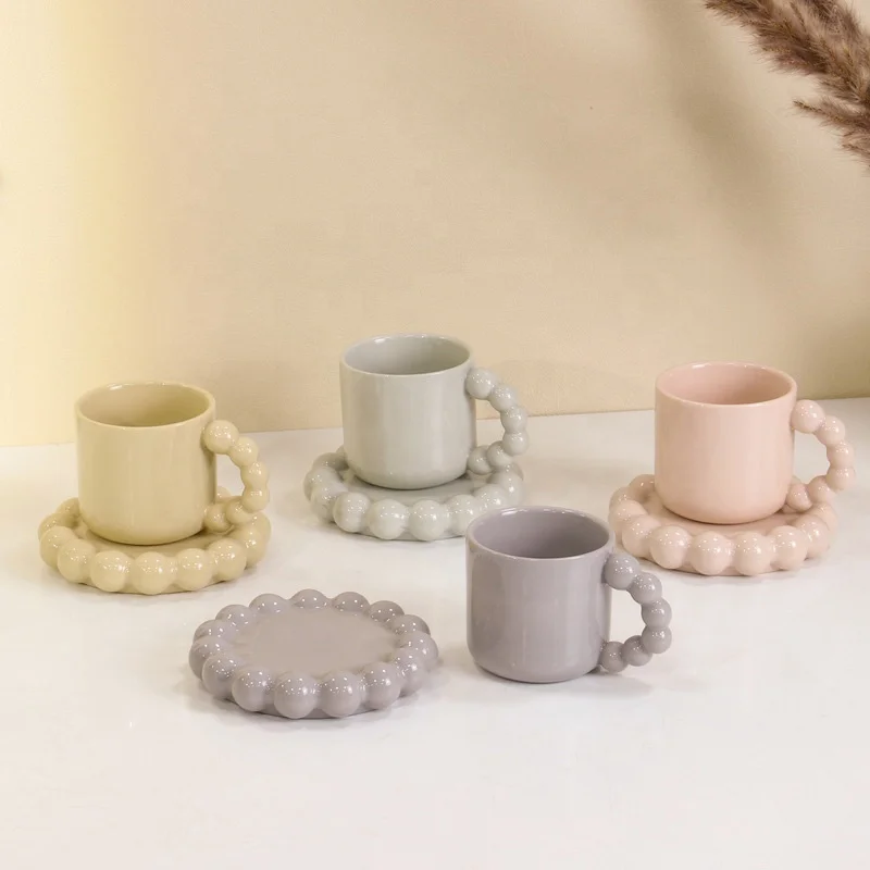 YBH High Quality Ceramic Cup Promotion Stylish Glossy Multi-Colored Custom Coffee Porcelain Mug for Gift