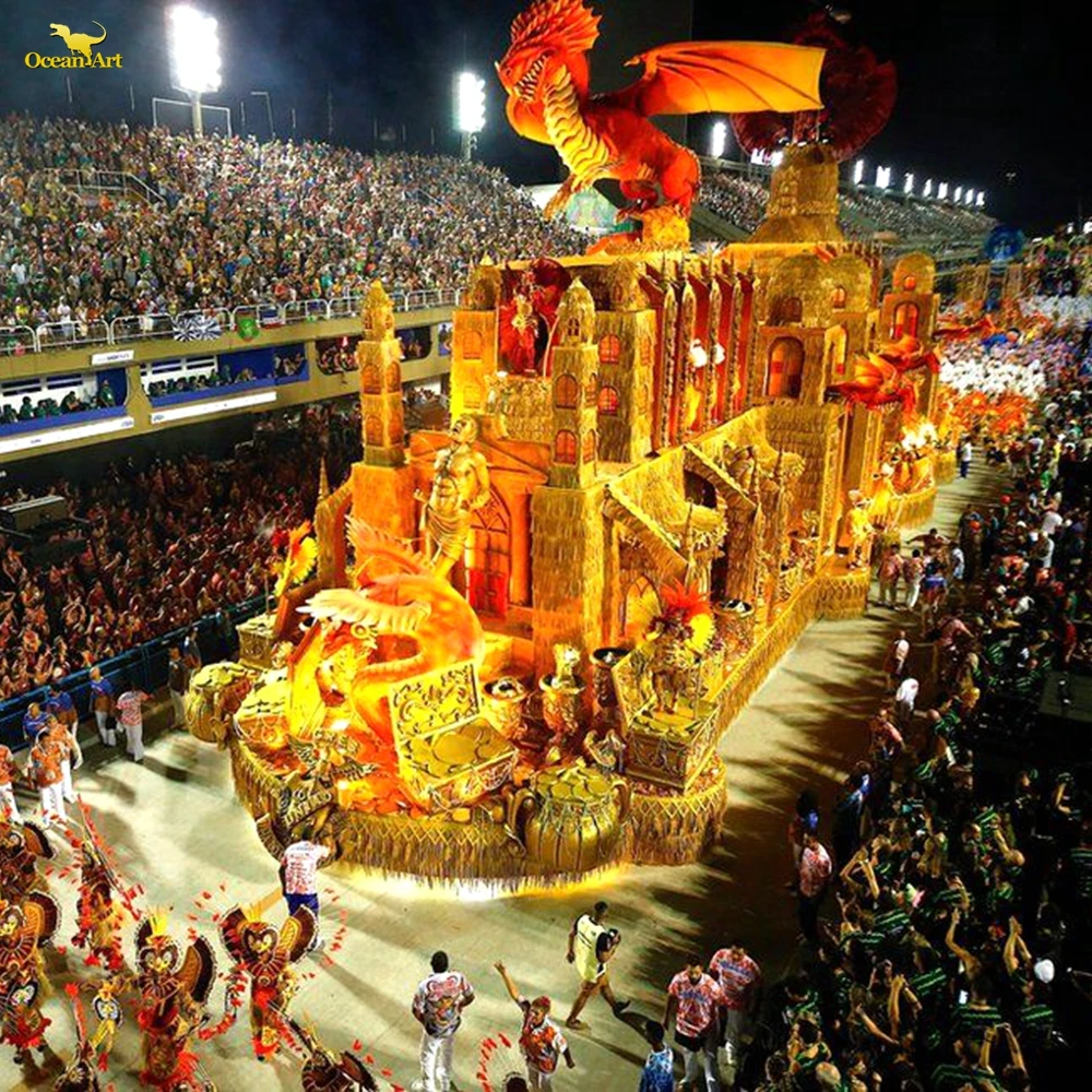 Mardi Gras World Carnival Cruise Parade Float
