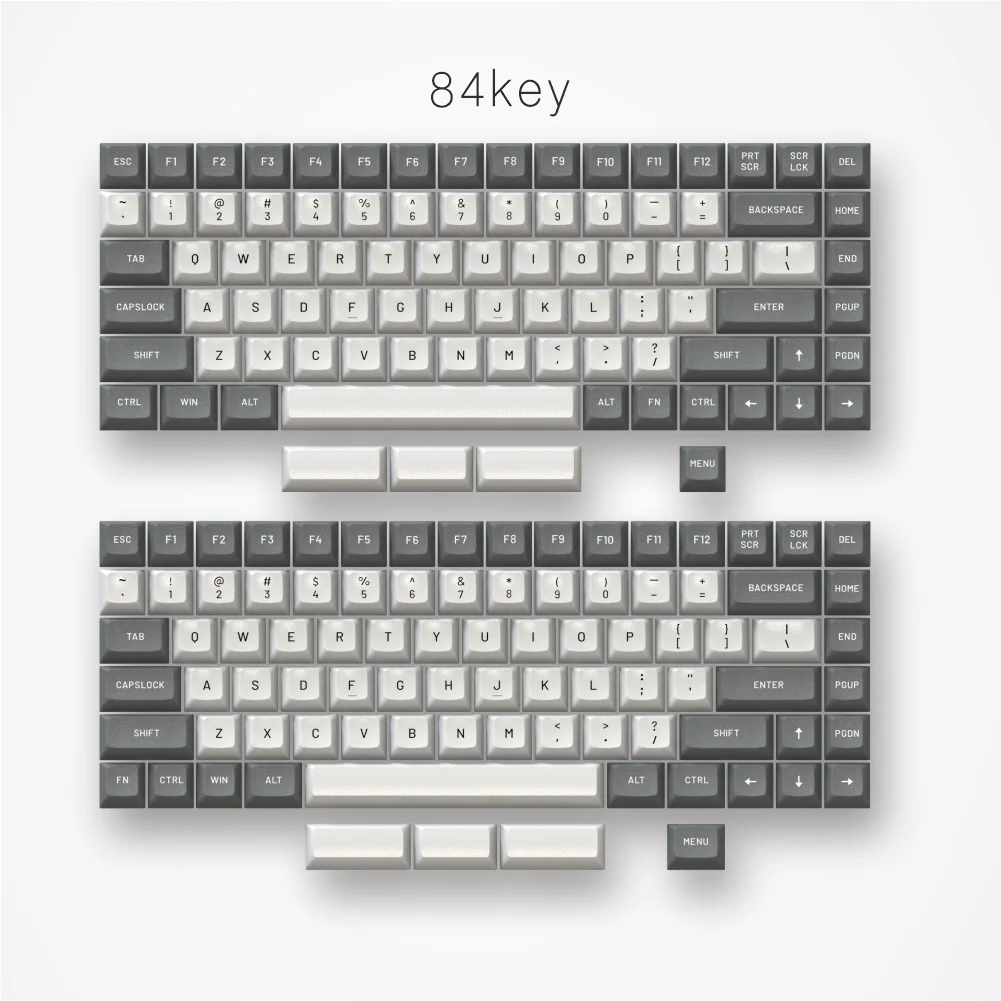 SIKAKEYB  60% 84 64 61 68KEY ORIGINAL HEIGHT SPHERICAL PBT DOUBLESHOT BACKLIGHT  KEYCAPS SETS COLORFUL KEYBOARD KEYCAPS