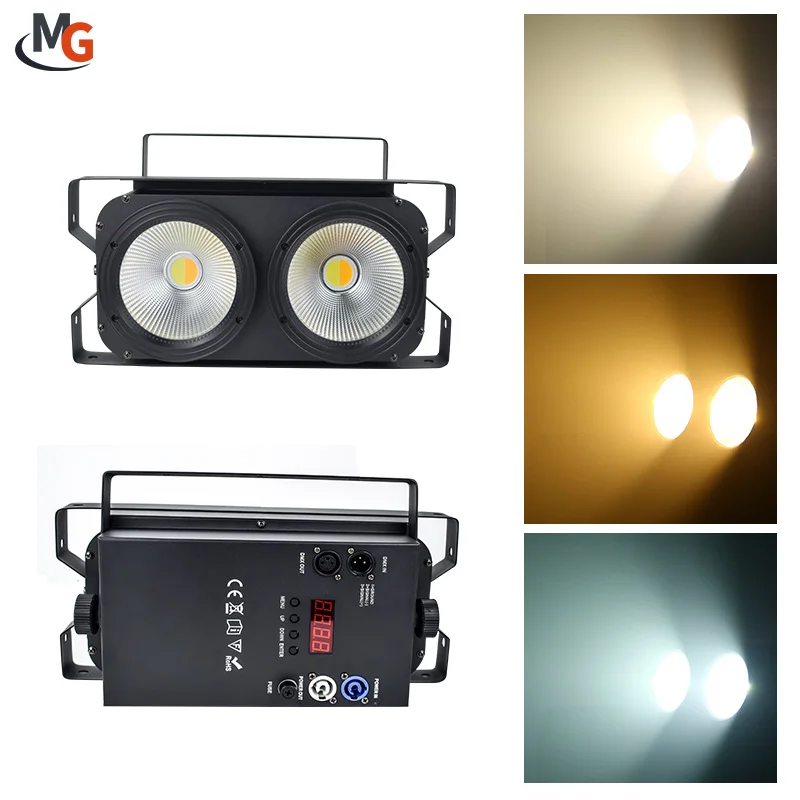 Заводская цена 100 Вт 2 глаза 2*100 DMX 512 созрительный свет