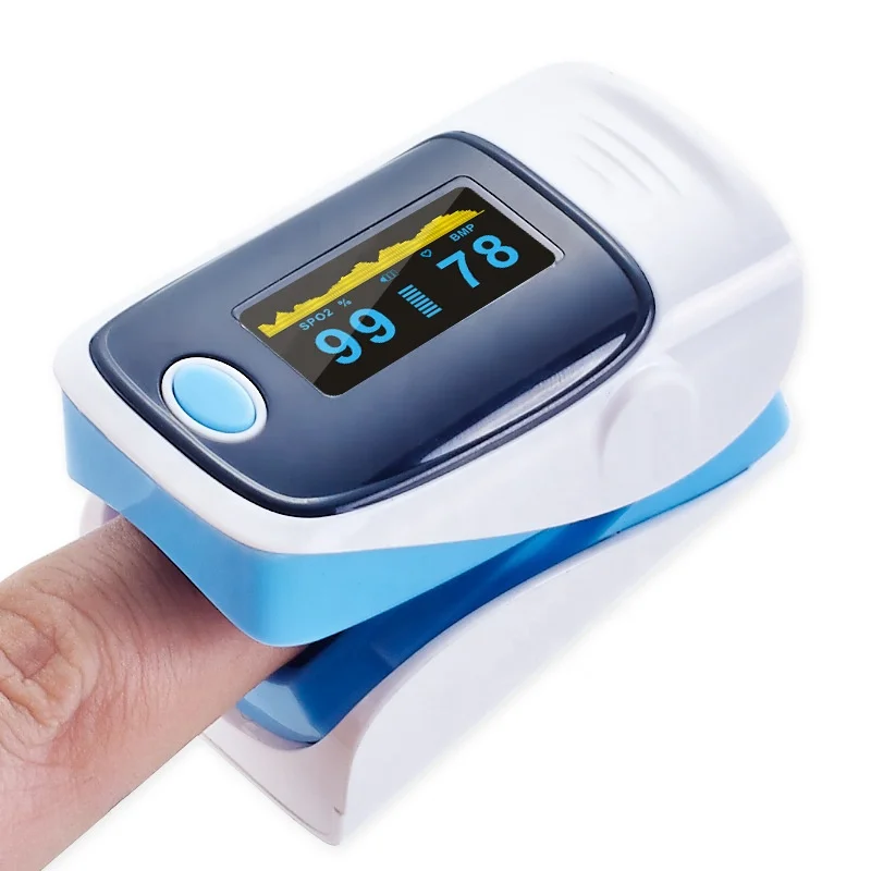 Family healthcare blood oxygen saturation monitor oximetro finger pressure pulse oximeters with monitor