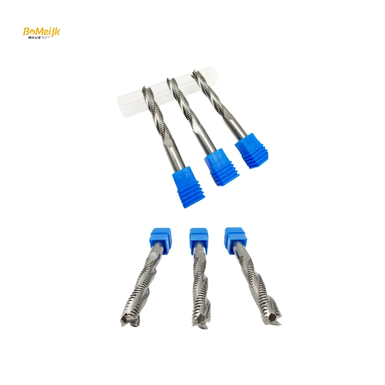 Solid Carbide Three-Blade Rough Woodworking Milling Cutter For Cnc Tools