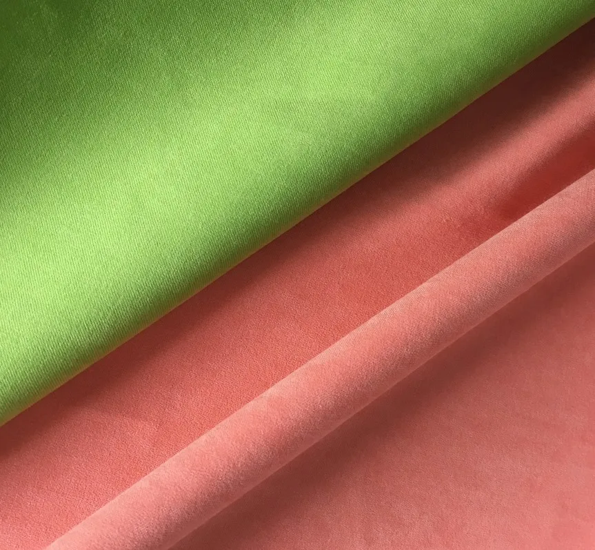 100% recycled RPET blue satin weave microfiber brushed peach skin 140GSM fabric wide width fabric plastic pet for drawstring bag