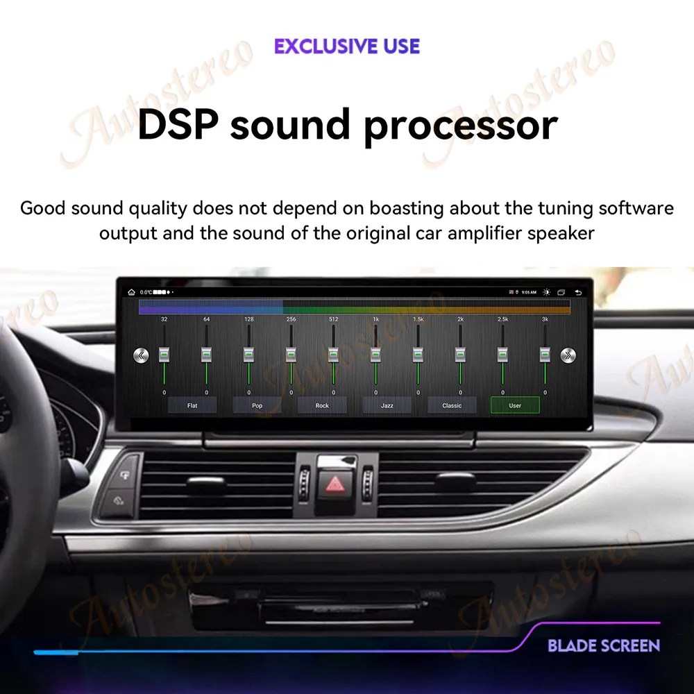 14.9 Inch Carplay For Audi A6 2016-2018 Car Radio Multimedia Auto Wireless HD Touch Screen GPS Navig Head Unit