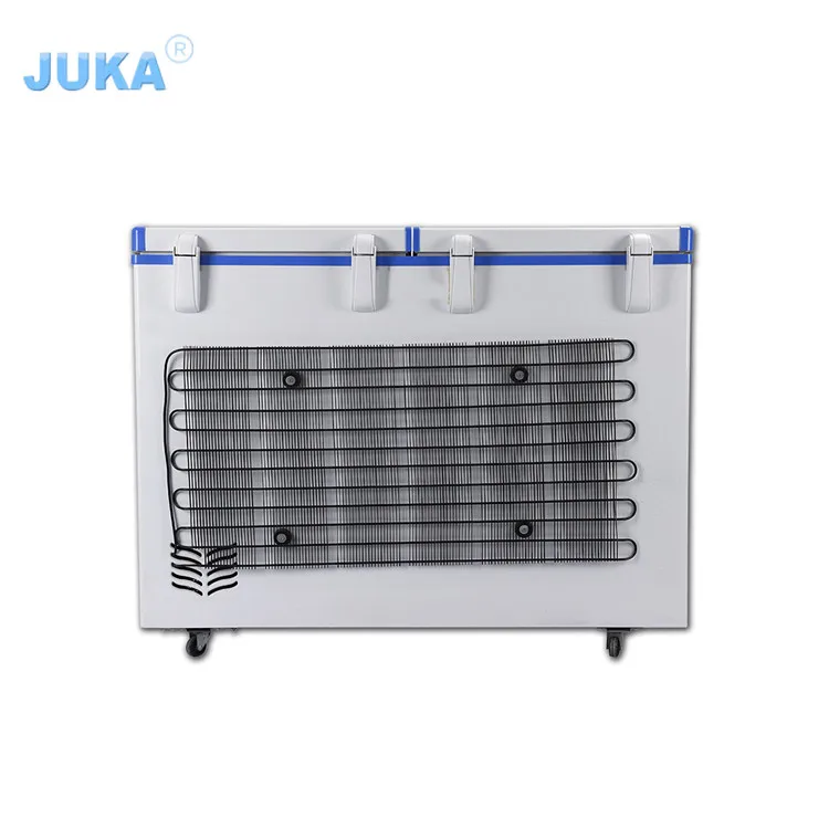 Renewable Energy DC 12v24v Solar Powered Double Doors BD/BC-358L Deep Freezer