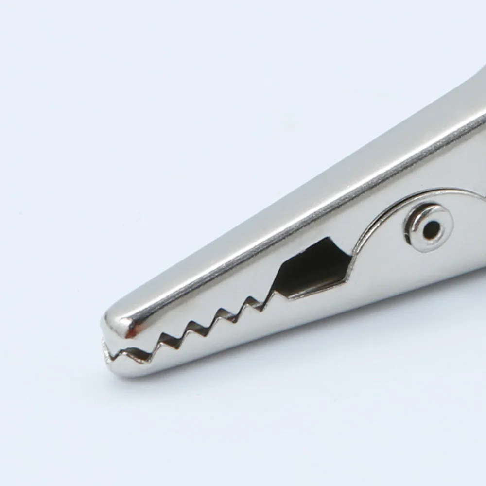 Прямая поставка с завода, высококачественный зажим крокодил из нержавеющей стали, Электрический с пластиковыми ручками