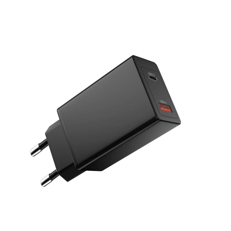 EU Korea AU US Plug GAN PD 3.0 65W Charger Dual USB C Fast Wall Mounted Type C Quick Charger