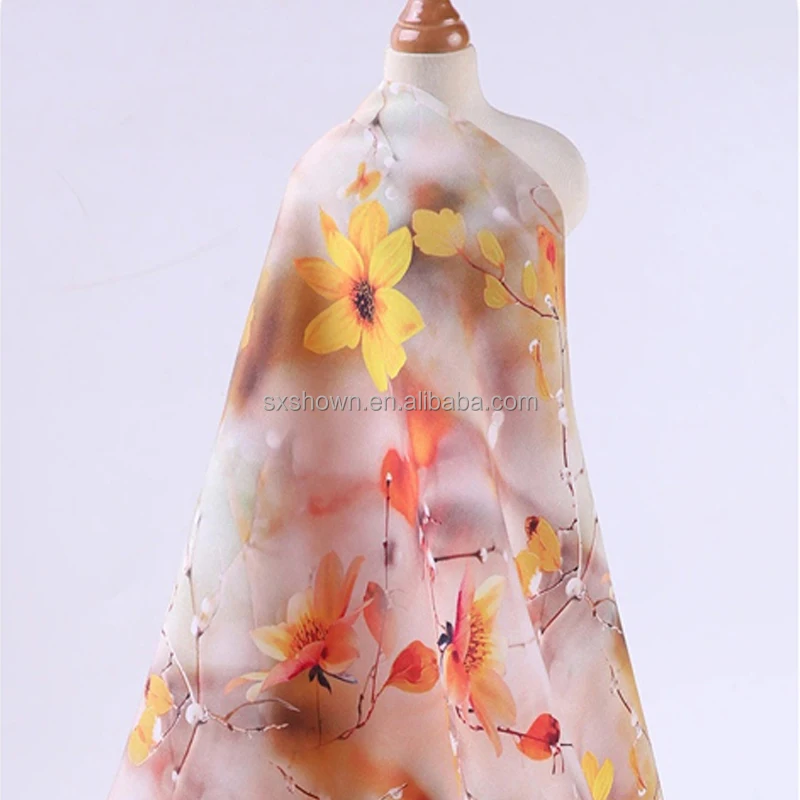 
Shaoxing Woven 40S/60S 100% Artificial Cotton Rayon Digital Printing Knitted Fabrics for Garments, Dress and Pajamas 