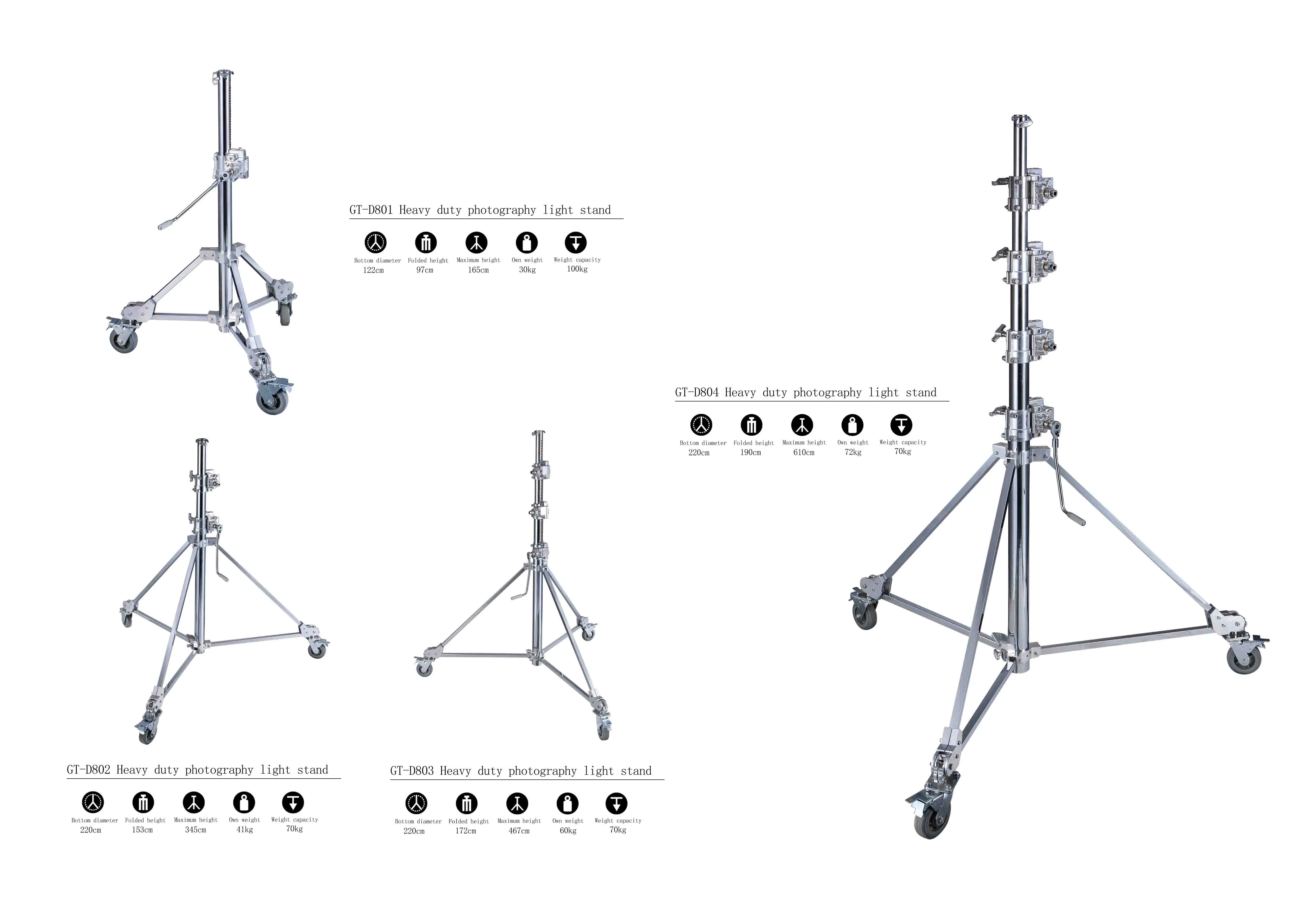 
heavy duty video camera shooting tripod accessories professional studio photography equipment tripod stand 