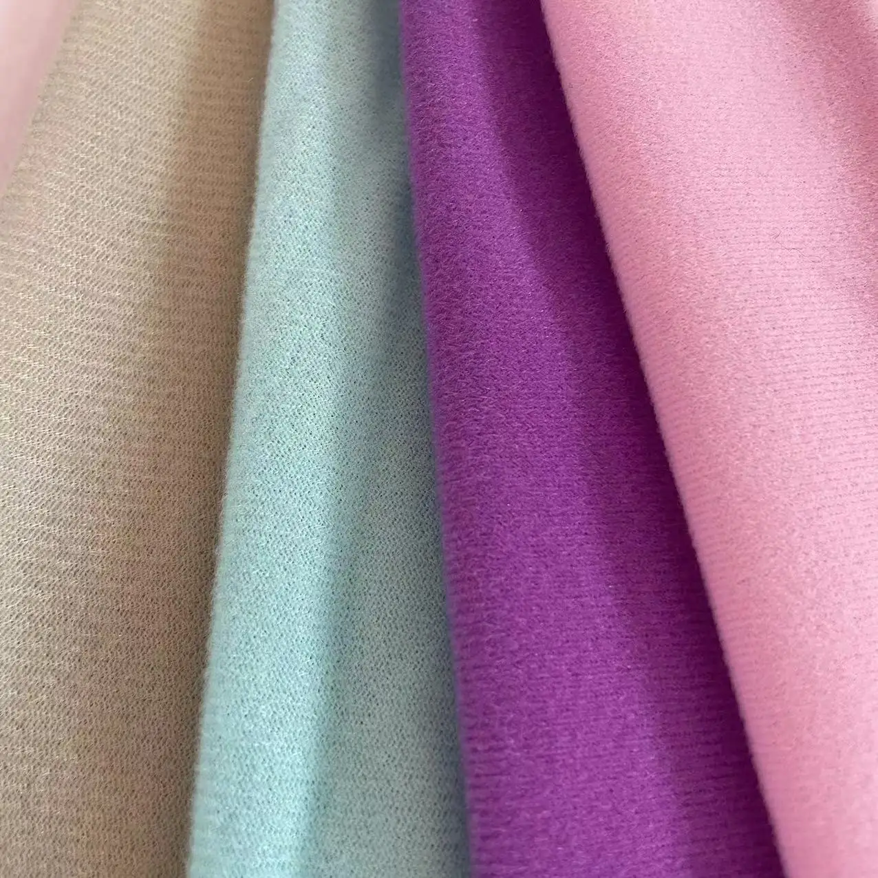 Unique Design Hot Sale Looped Pile Spinning Super Beibei Velvet 100%Polyester Plush Fabric