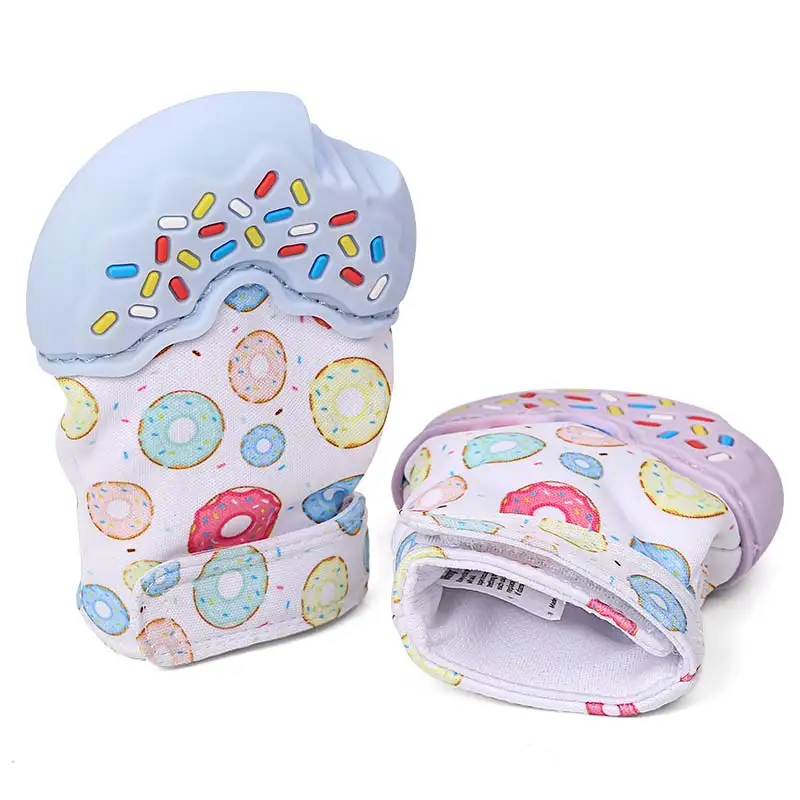 
China Supplier Promotion New Teether Mittens For Babies Teething 