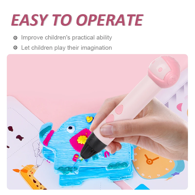 christmas gift cartoon robot 3d pens for kids