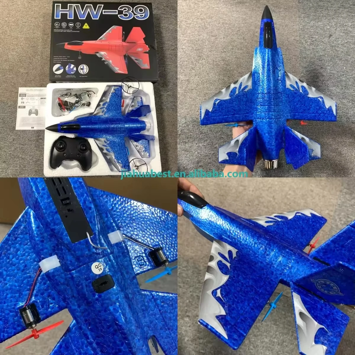 Remote Control 2.5 Channel Airplane Jet Glider F35 Epp Foam Rtf Intelligent Gyroscope High Speed Motor Fighter Plane Rc Airplane