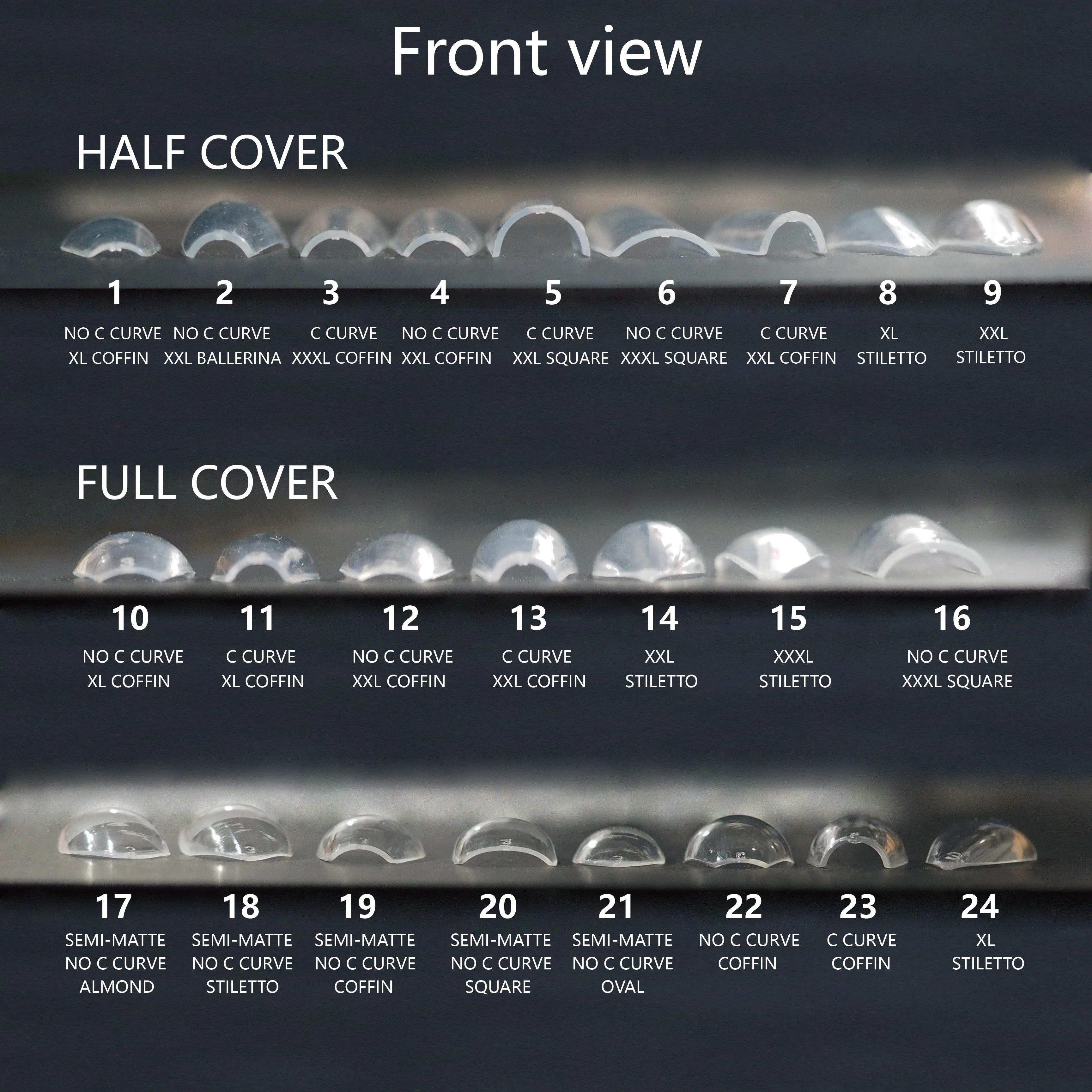 manufacturer private label LOGO Medium long ballerina coffin nail tip 500 600 pcs artificial fingernails with custom box