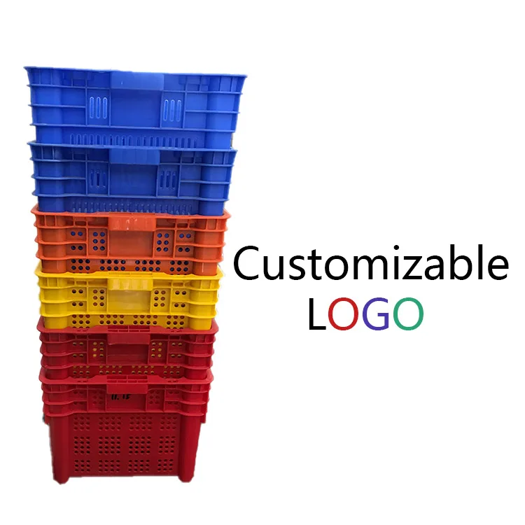 Factory price plastic food storage box/plastic milk crate/fruit plastic crate 600*400*275