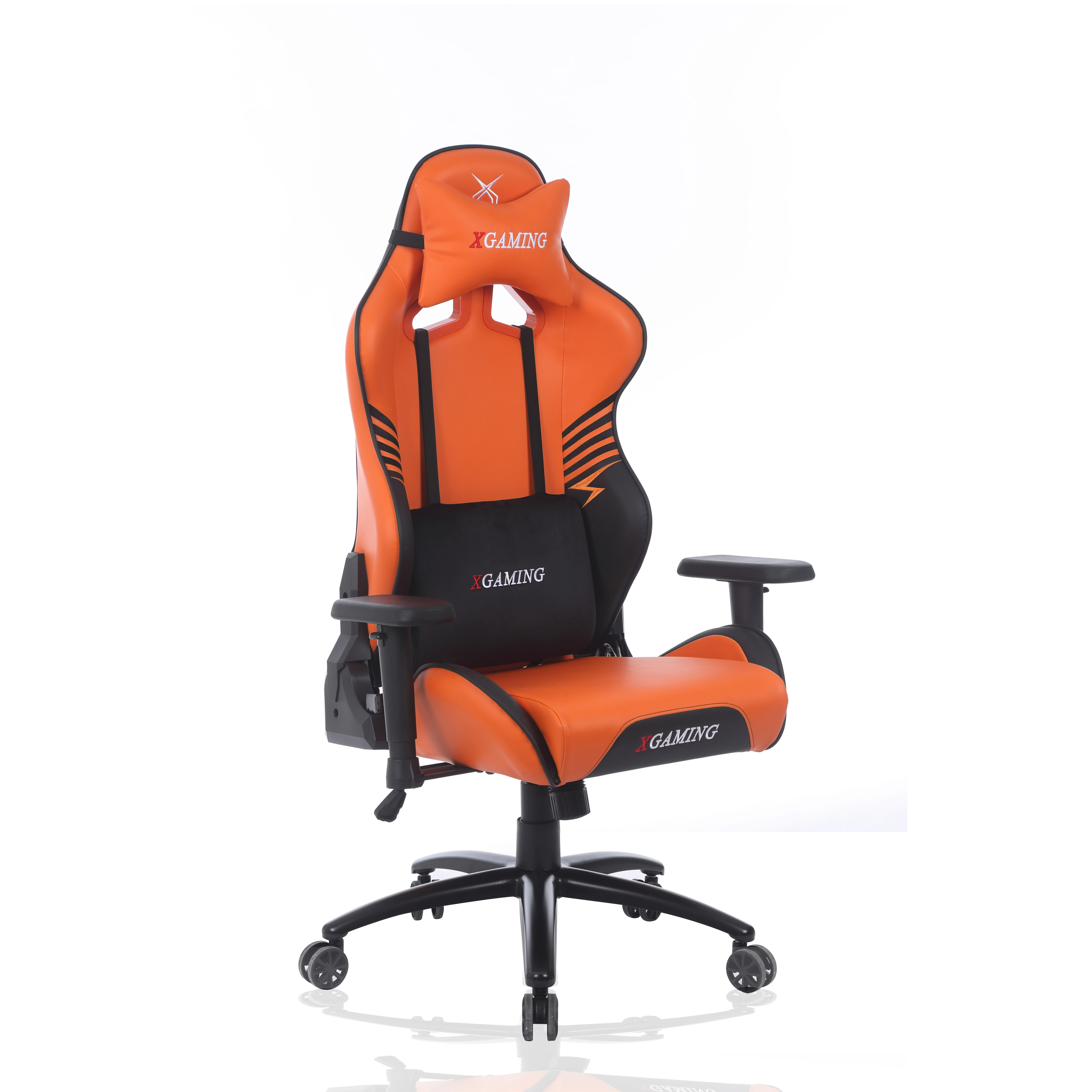 Yuhang high quality leather gaming chairs oem gaming chair orange luxury gaming chair