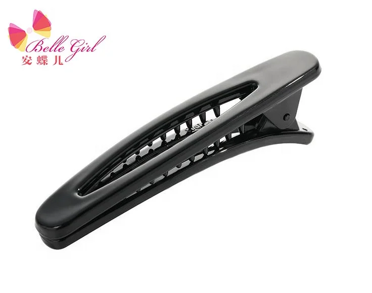 BELLEWORLD 2021 Korean style factory new fashion hair accessories clip women girls black banana hair clips  holder