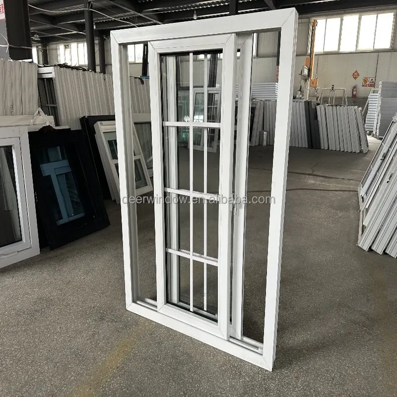Deer PVC sliding window design UPVC double glazed sliding windows