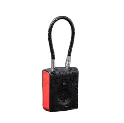 Hot sale cheap anti cut anti theft luggage lock safety waterproof IP65 fingerprint smart padlock