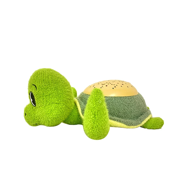 
OEM Led plush turtles toys sea turtle plush Musical Night Lights Battery Operated For Proiector For Baby Sleeping Light 