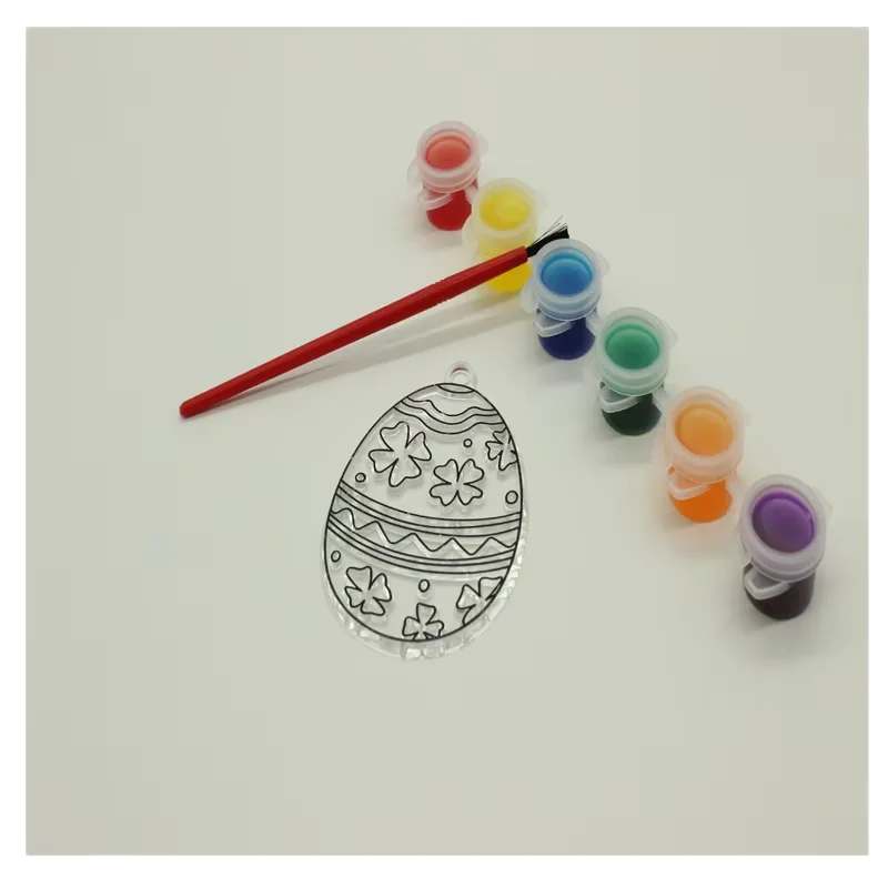 Creative Kids Window Paint Art Kit DIY Christmas Easter Egg Suncather plus 6  Paint Mirror Arts & Crafts Kit