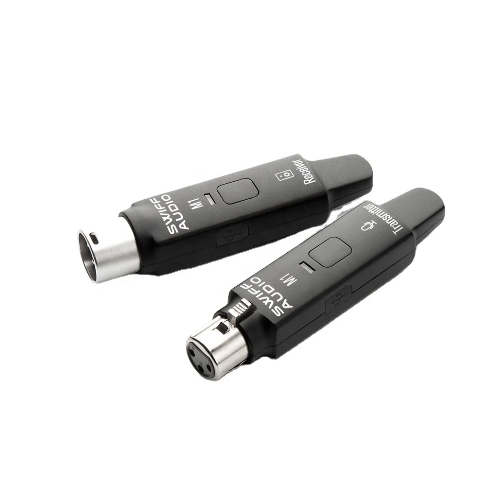New 2.4 GHz Digital Technology M1 Wireless Microphone System Transmitter & Receiver 30 Meter Transmission