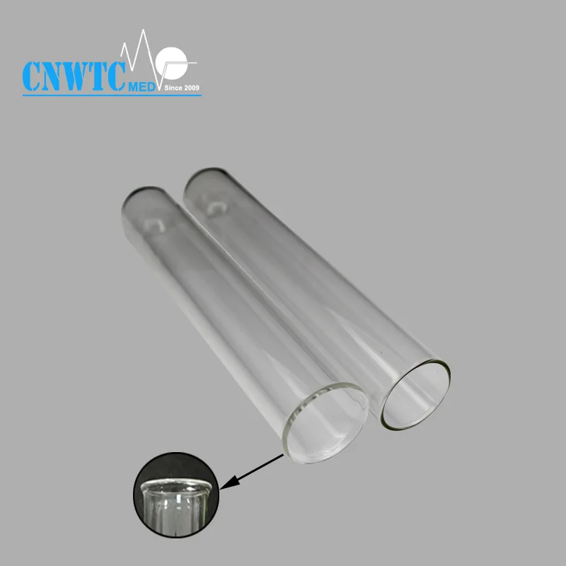 5ml 10ml medical clear plastic customized test tube with cap