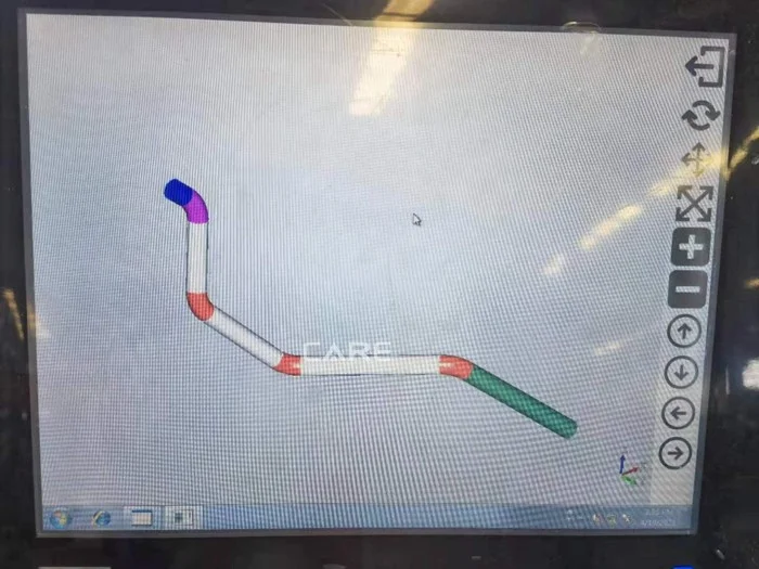3D simulation display Automatic CNC Roll Bender with rolling and pushing function